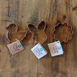 Wilton NWT set of 3 3" spring cookie cutters